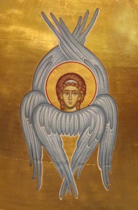Church Interior 017 -Closeup of Cherubim icon
