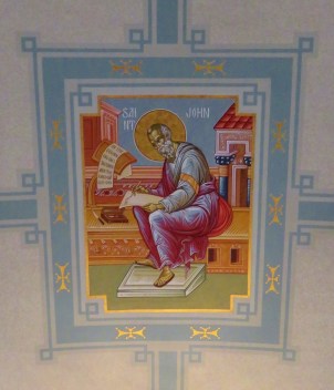 Ceiling Icon of Gospel Writer John
