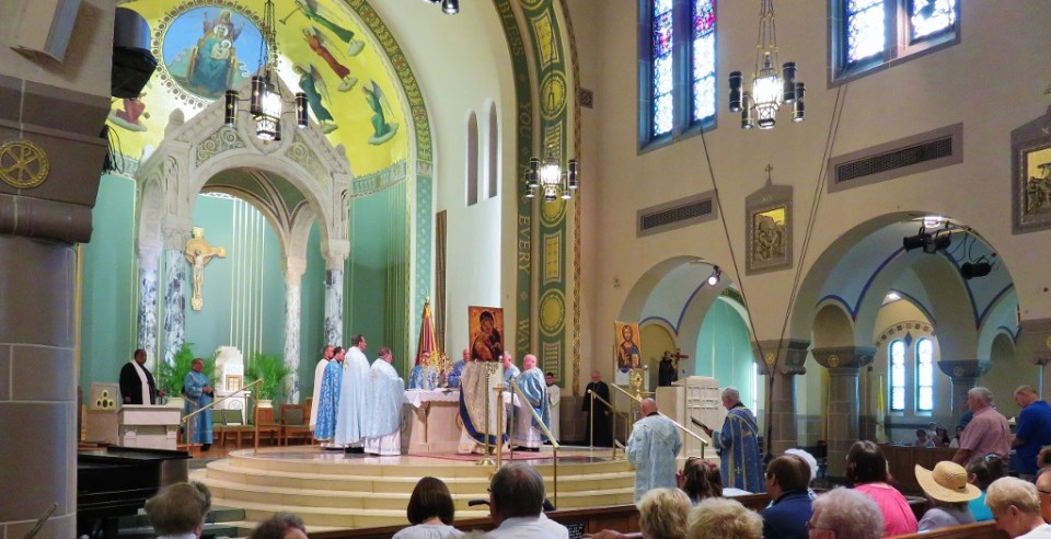 Byzantine Liturgy at St. Ann Novena 2017